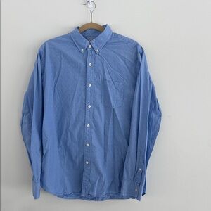 J. Crew Light Blue Men's Button Down Shirt, Size Large